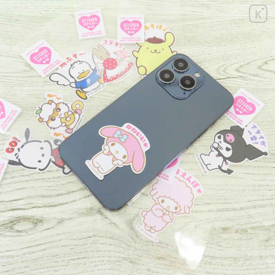 Japan Sanrio Big Sticker - Kuromi / The Best - 2