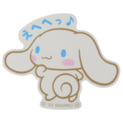 Japan Sanrio Big Sticker - Cinnamoroll / Hehehe