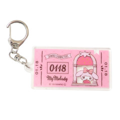 Japan Sanrio Acrylic Keychain - My Melody / Ticket