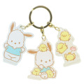 Japan Sanrio Acrylic Keychain - Pochacco & Chick - 1