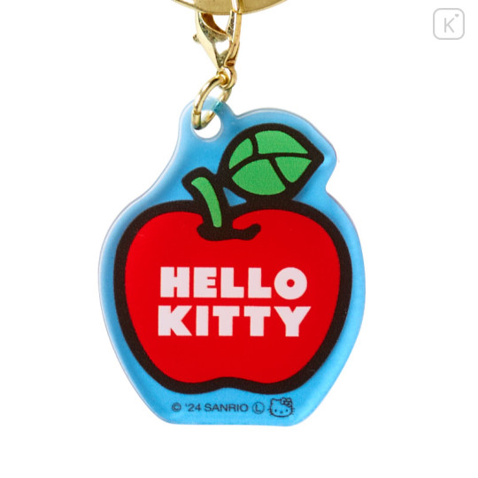 Japan Sanrio Triple Charm Keychain - Hello Kitty 50th Anniversary Food - 3