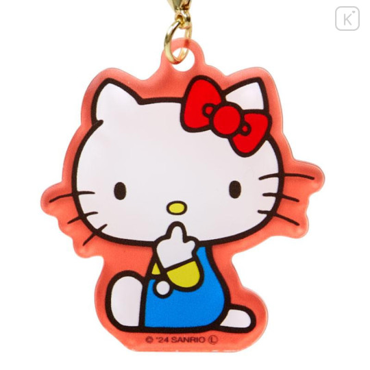 Japan Sanrio Triple Charm Keychain - Hello Kitty 50th Anniversary Food - 4