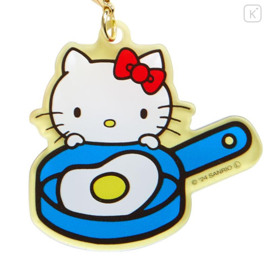 Japan Sanrio Triple Charm Keychain - Hello Kitty 50th Anniversary Food - 5