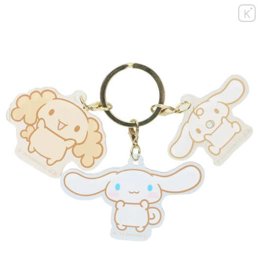 Japan Sanrio Acrylic Keychain - Cinnamoroll & Milk - 1