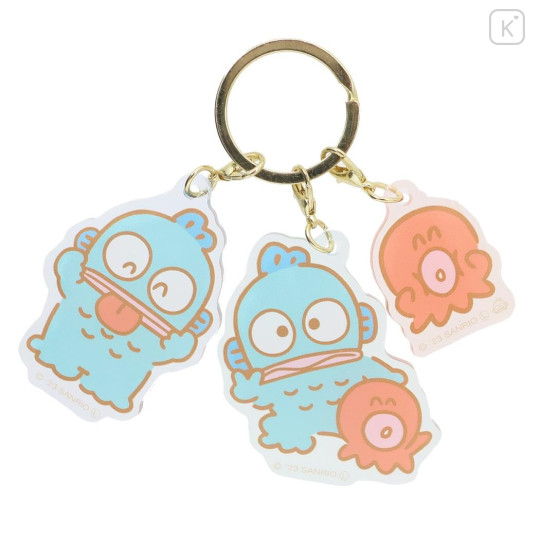 Japan Sanrio Acrylic Keychain - Hangyodon & Octopus - 1