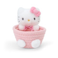 Japan Sanrio Original Rope Basket with Mascot (S) - Hello Kitty - 1