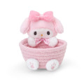 Japan Sanrio Original Rope Basket with Mascot (S) - My Melody - 1