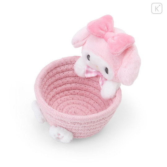 Japan Sanrio Original Rope Basket with Mascot (S) - My Melody - 2