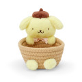 Japan Sanrio Original Rope Basket with Mascot (S) - Pompompurin - 1