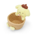 Japan Sanrio Original Rope Basket with Mascot (S) - Pompompurin - 2