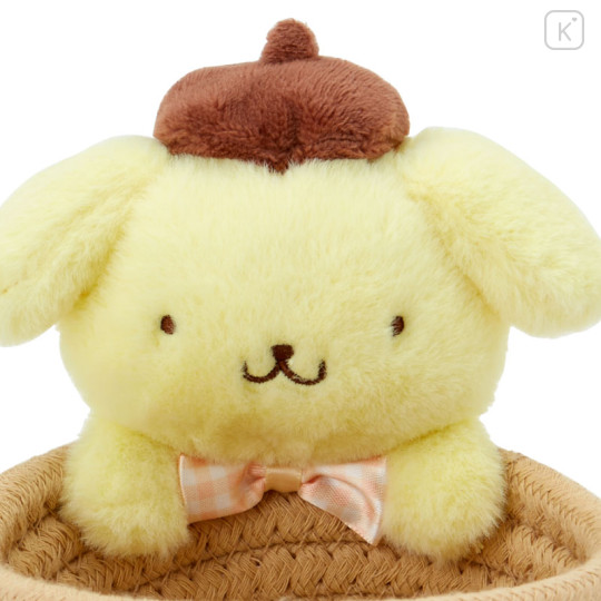 Japan Sanrio Original Rope Basket with Mascot (S) - Pompompurin - 3