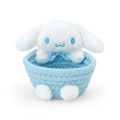 Japan Sanrio Original Rope Basket with Mascot (S) - Cinnamoroll - 1