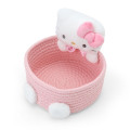 Japan Sanrio Original Rope Basket with Mascot (M) - Hello Kitty - 2