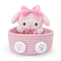 Japan Sanrio Original Rope Basket with Mascot (M) - My Melody - 1