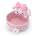 Japan Sanrio Original Rope Basket with Mascot (M) - My Melody - 2