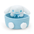 Japan Sanrio Original Rope Basket with Mascot (M) - Cinnamoroll - 1