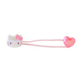 Japan Sanrio Original Kids Mascot Hair Tie (M) - Hello Kitty / Heart - 1