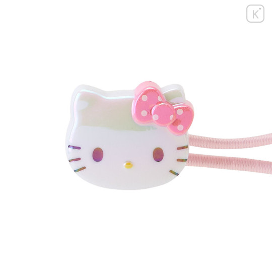 Japan Sanrio Original Kids Mascot Hair Tie (M) - Hello Kitty / Heart - 2