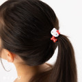 Japan Sanrio Original Kids Mascot Hair Tie (M) - Kuromi / Rose - 3