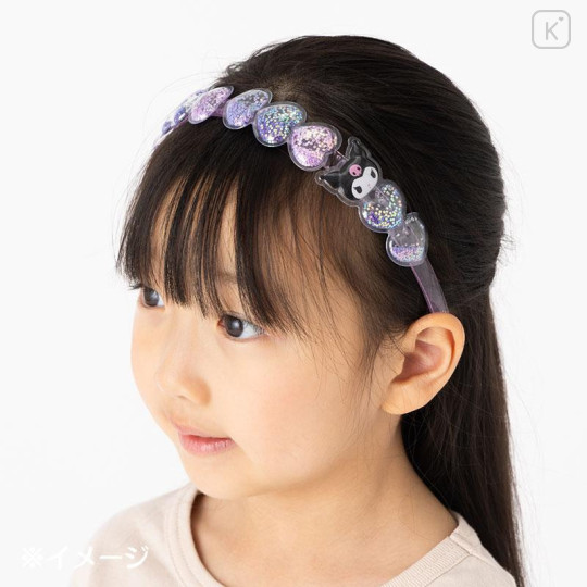 Japan Sanrio Original Kids Headband - Kuromi - 4