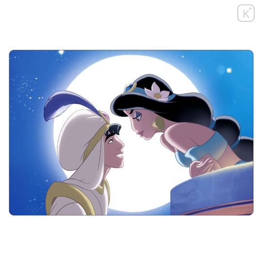 Japan Disney Store Postcard - Jasmine & Aladdin / Lenticular - 2