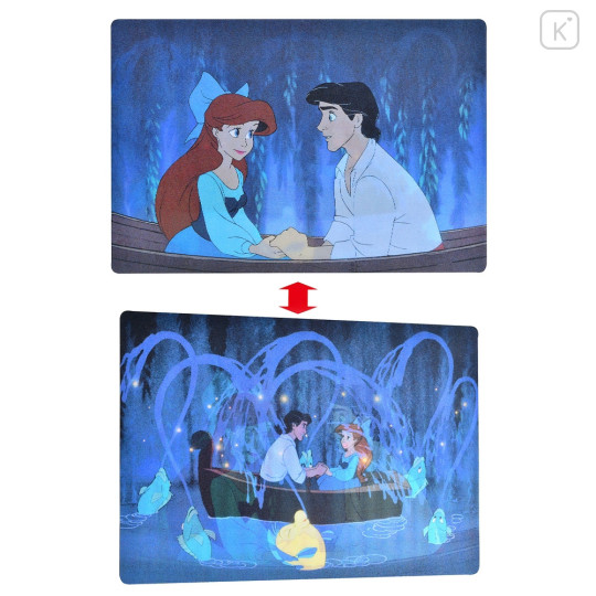 Japan Disney Store Postcard - Ariel & Prince Eric / Lenticular - 1