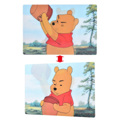 Japan Disney Store Postcard - Pooh & Honey / Lenticular