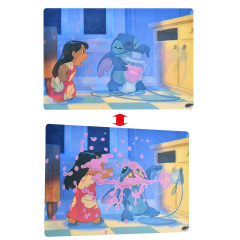 Japan Disney Store Postcard - Stitch & Lilo / Lenticular