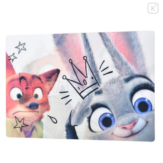 Japan Disney Store Postcard - Zootopia Judy Hopps & Nick Wilde Selfie / Lenticular - 4