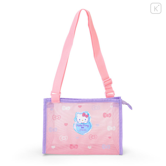 Japan Sanrio Original Kids Mesh Shoulder Bag - Hello Kitty - 1