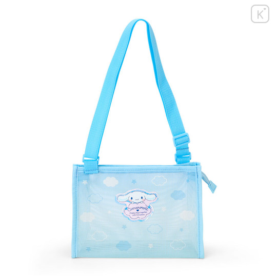 Japan Sanrio Original Kids Mesh Shoulder Bag - Cinnamoroll - 1