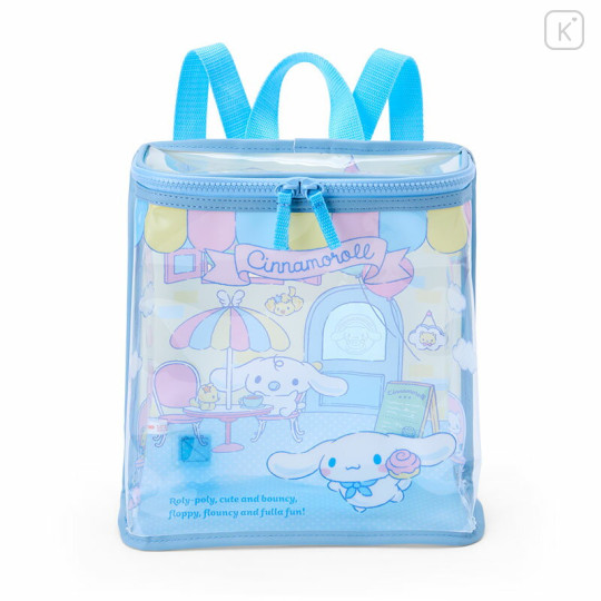 Japan Sanrio Original Kids Clear Backpack - Cinnamoroll - 1