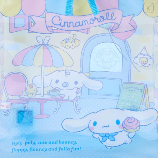 Japan Sanrio Original Kids Clear Backpack - Cinnamoroll - 4