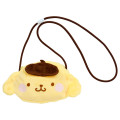 Japan Sanrio Original Kids Face Shaped Pochette - Pompompurin - 1