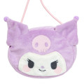 Japan Sanrio Original Kids Face Shaped Pochette - Kuromi - 2