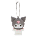 Japan Sanrio Original Flocky Mascot Holder - Kuromi - 1