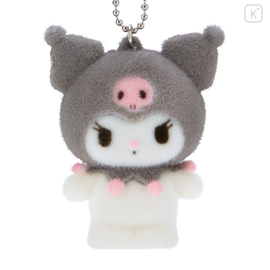 Japan Sanrio Original Flocky Mascot Holder - Kuromi - 2