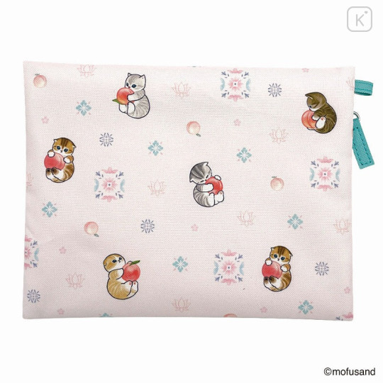 Japan Mofusand Pouch 3pcs Set - Cat / Peach - 4