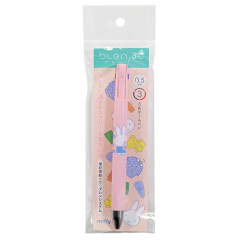 Japan Miffy bLen 3C 3 Color Ballpoint Multi Pen - Pink & Bear
