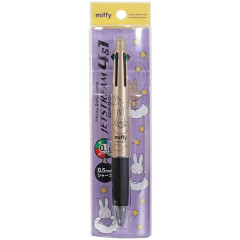 Japan Miffy Jetstream 4&1 Multi Pen + Mechanical Pencil - Miffy Night / Metallic Gold