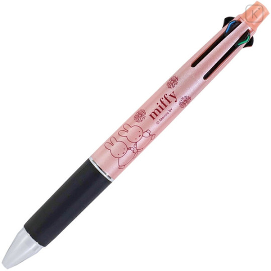 Japan Miffy Jetstream 4&1 Multi Pen + Mechanical Pencil - Pink Flower - 1