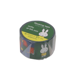 Japan Miffy Washi Masking Tape - Picture Book Zoo Visit