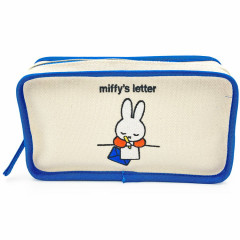 Japan Miffy Embroidered Pouch Pen Case - Writing Letter