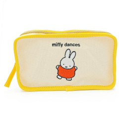 Japan Miffy Embroidered Pouch Pen Case - Dance