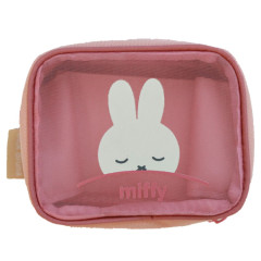 Japan Miffy Square Mesh Pouch - Pink