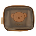 Japan Miffy Square Mesh Pouch - Boris / Brown - 1