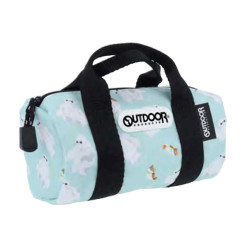 Japan Disney Outdoor Boston Bag Pen Case - Baymax / Sky Blue