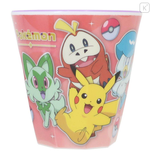 Japan Pokemon Melamine Tumbler - Fuecoco & Pikachu & Quaxly & Sprigatito - 1