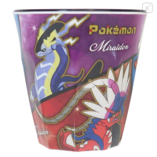 Japan Pokemon Melamine Tumbler - Fuecoco & Pikachu & Quaxly & Sprigatito B - 1