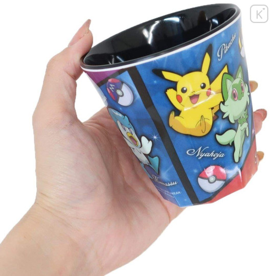 Japan Pokemon Melamine Tumbler - Fuecoco & Pikachu & Quaxly & Sprigatito B - 2